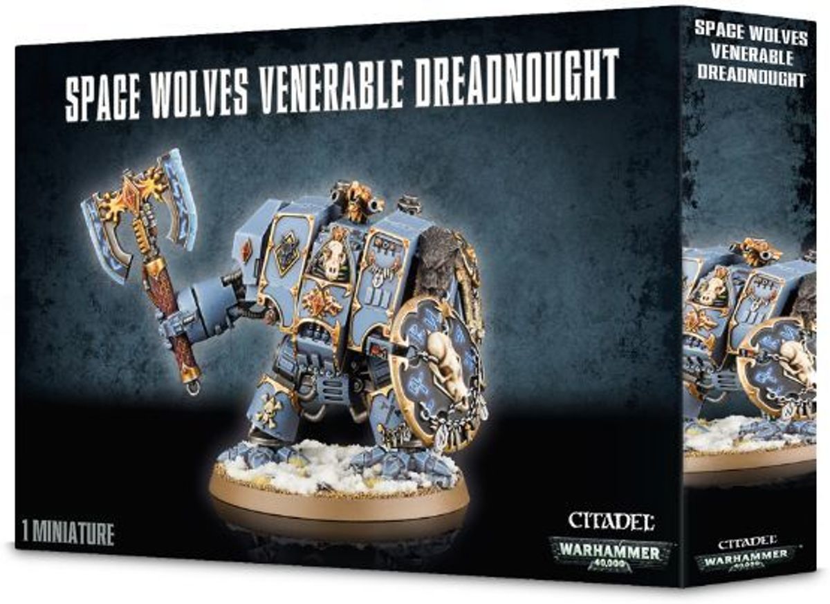 Warhammer 40,000 Imperium Adeptus Astartes Space Wolves Venerable Dreadnought