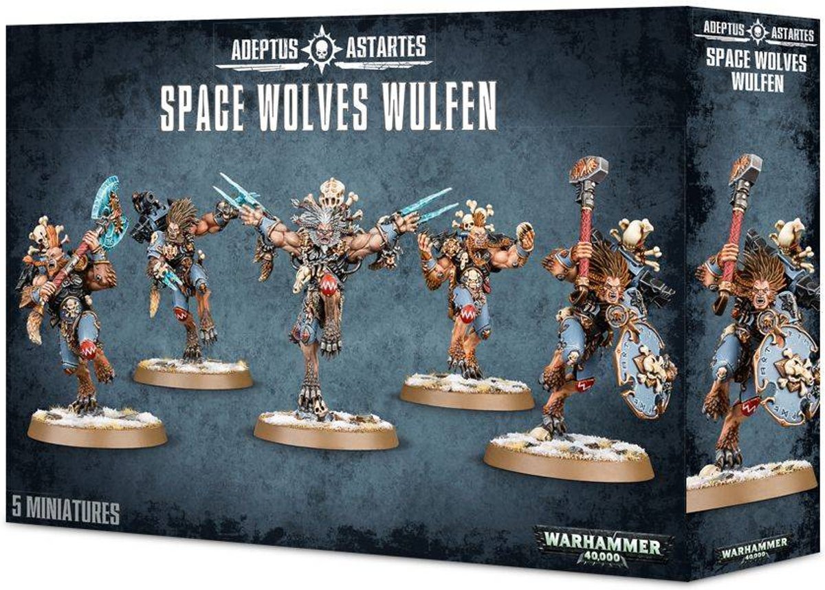 Warhammer 40,000 Imperium Adeptus Astartes Space Wolves: Wulfen