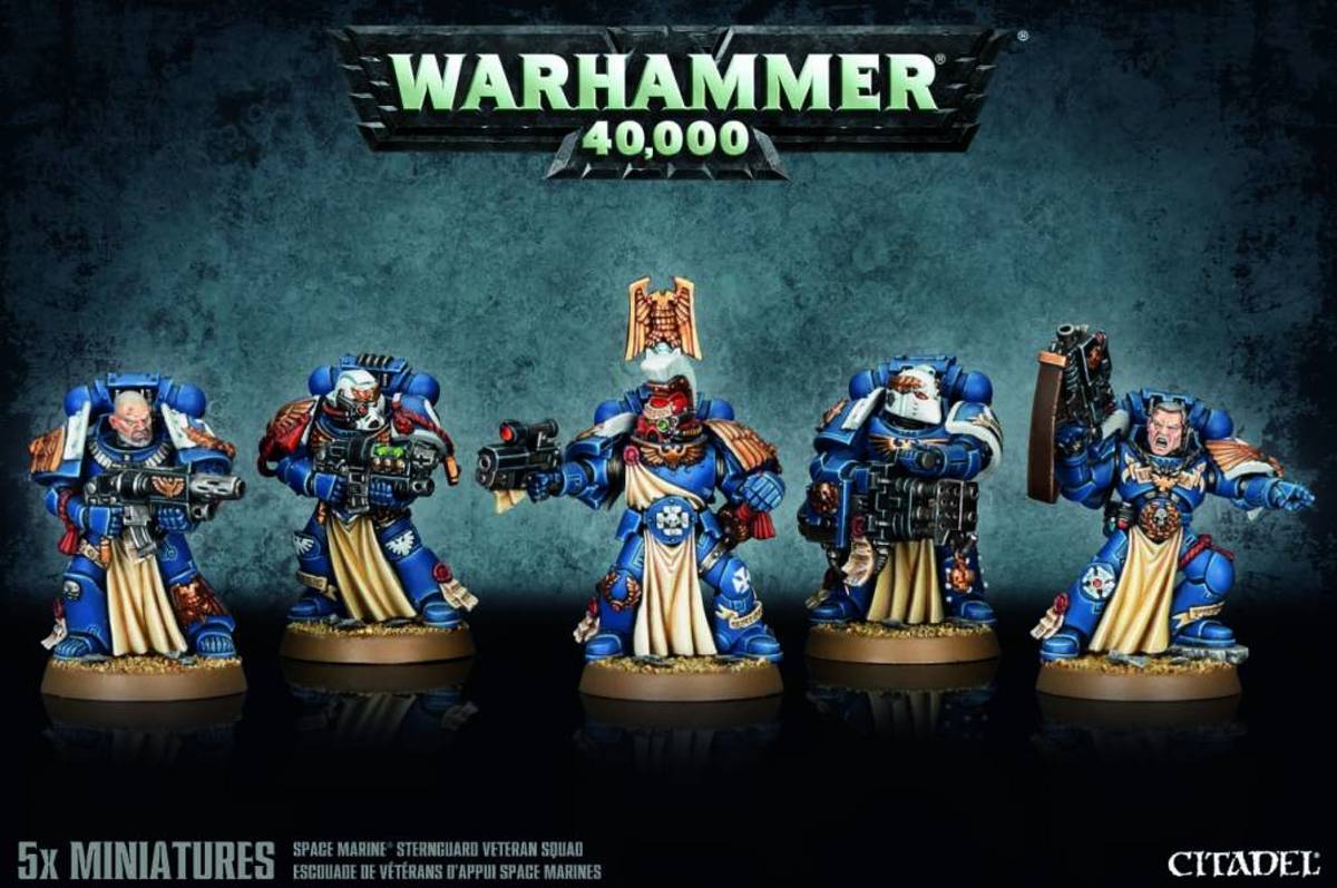 Warhammer 40,000: Space Marine Sternguard Veteran Squad