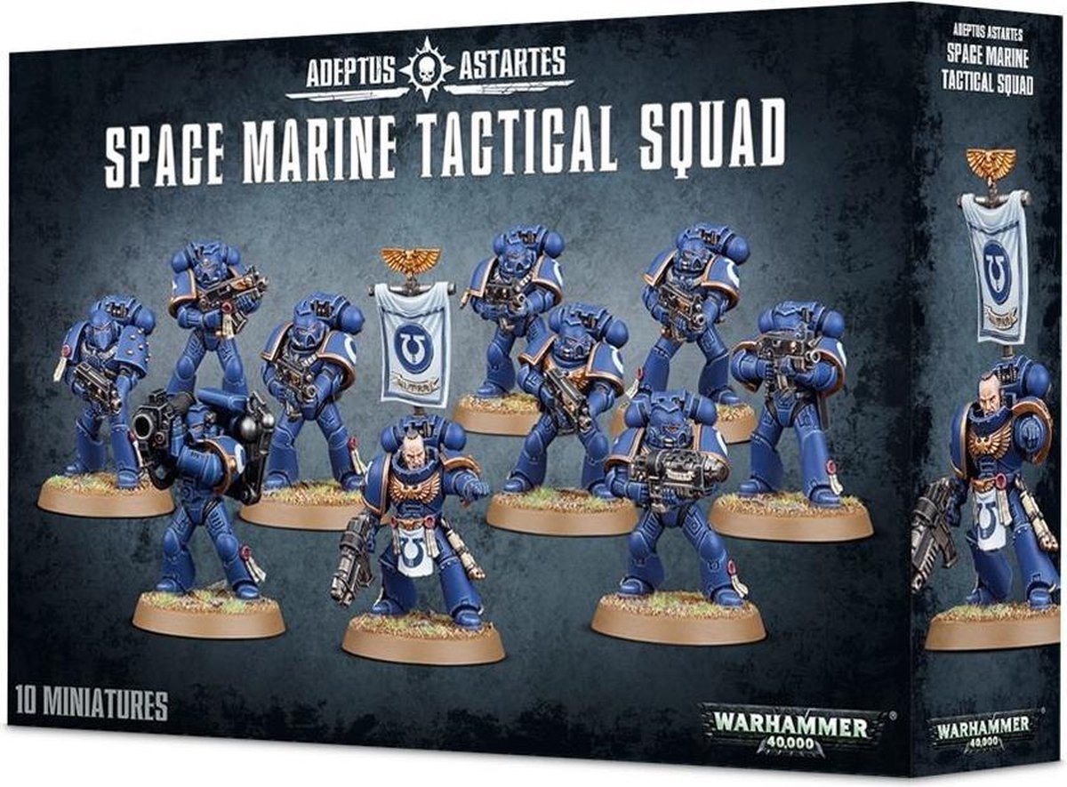 Warhammer 40,000 Space marine tactical squad (Space Marines)