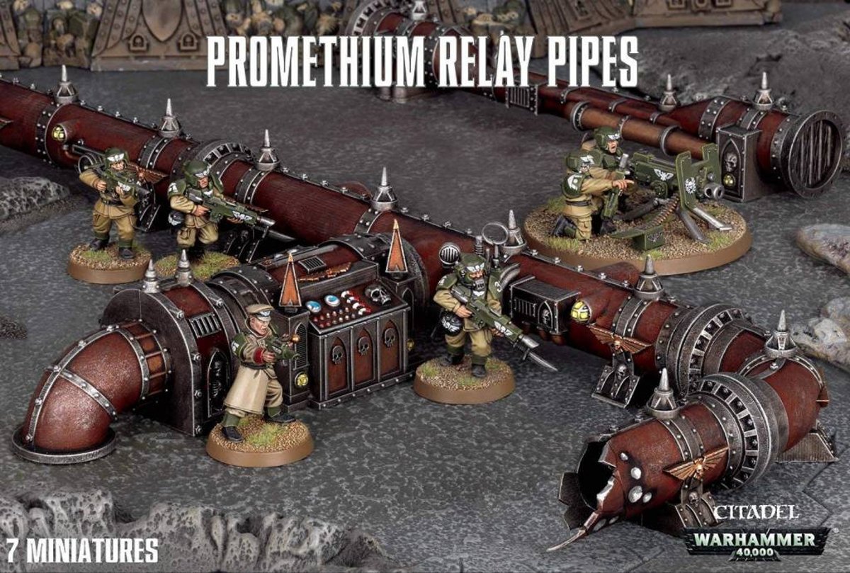 Warhammer 40,000 Terrain: Promethium Relay Pipelines