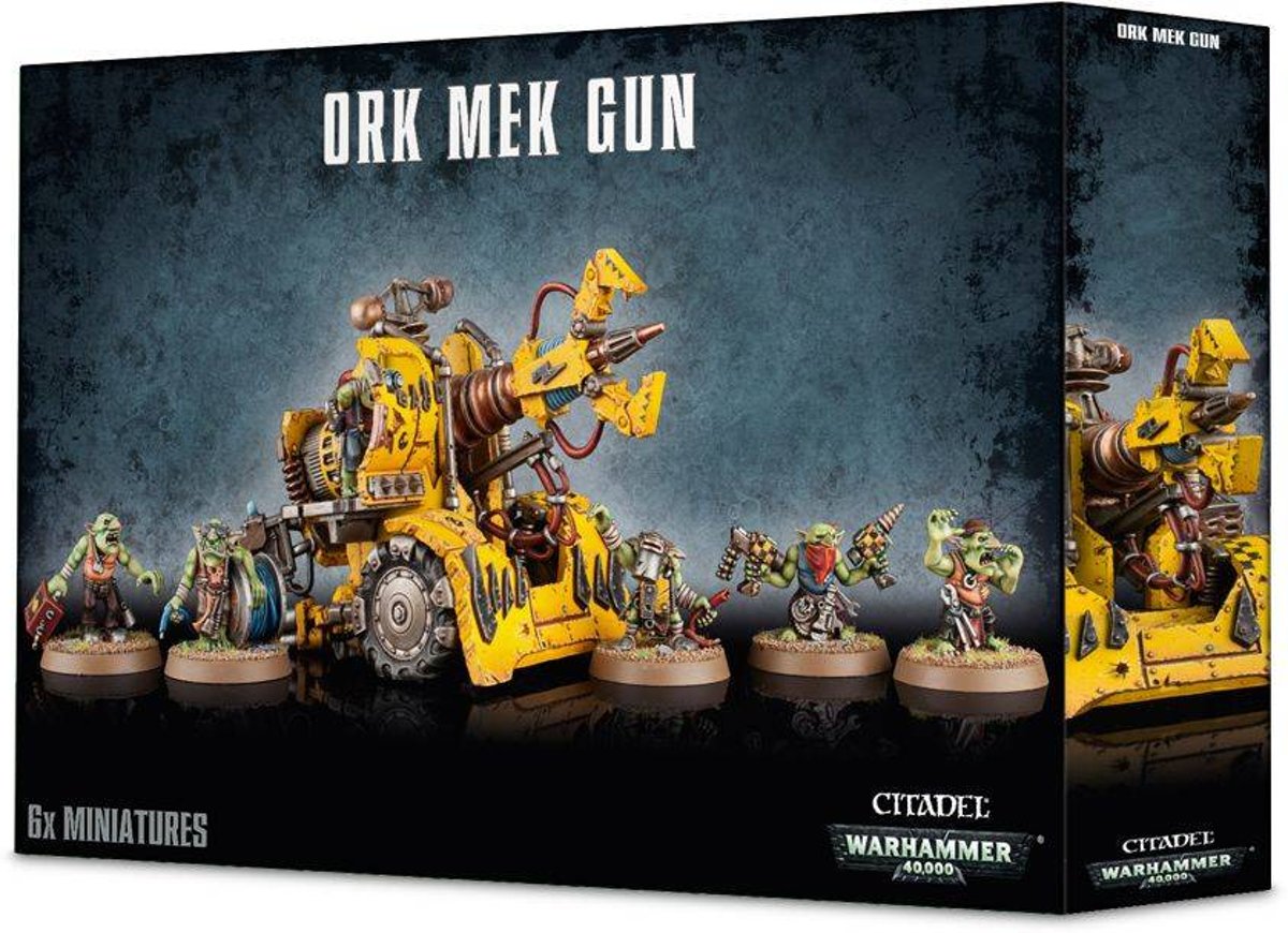 Warhammer 40,000 Xenos Orks: Bubblechukka/Kustom Mega-kannon/Smasha Gun/Traktor Kannon