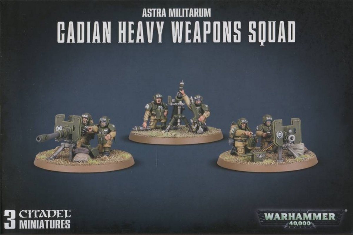 Warhammer 40.000 Astra Militarum: Cadian Heavy Weapon Squad