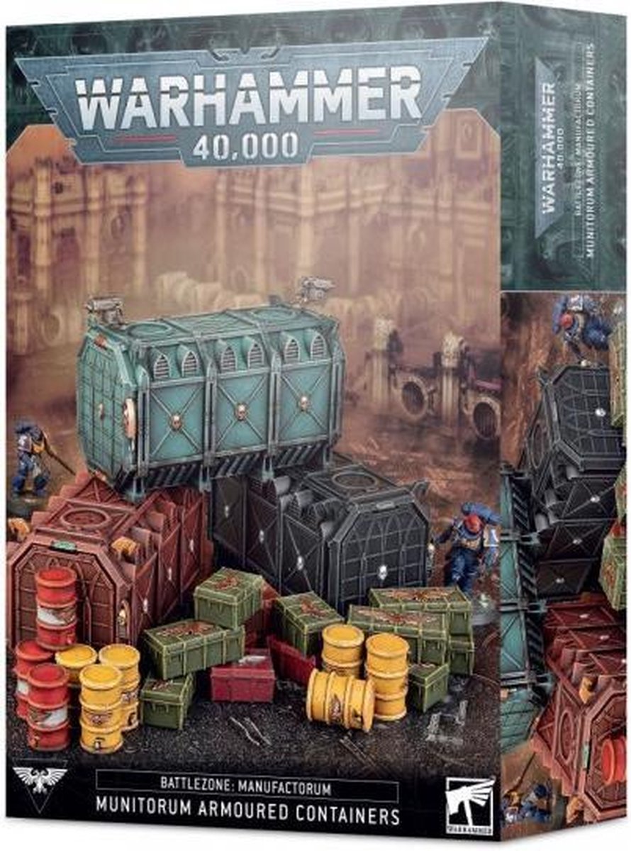 Warhammer 40.000 Battlezone Manufactorum: Munitorum Armoured Containers