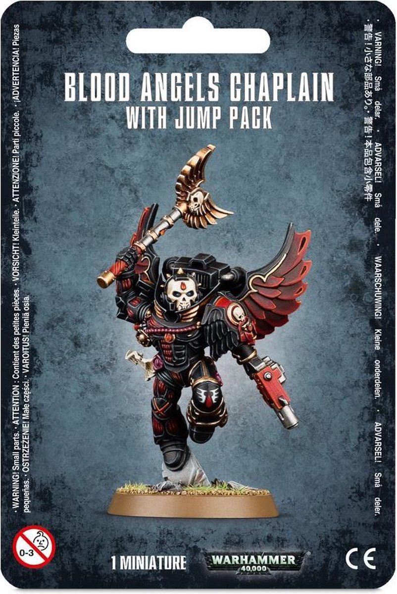 Warhammer 40.000 Blood Angels Chaplain with Jump Pack