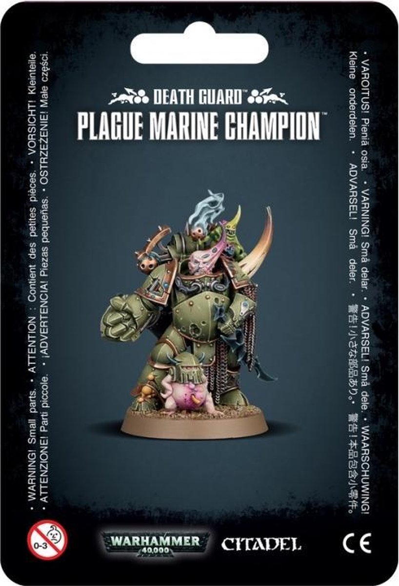 Warhammer 40.000 Death Guard Plague Marine Champion