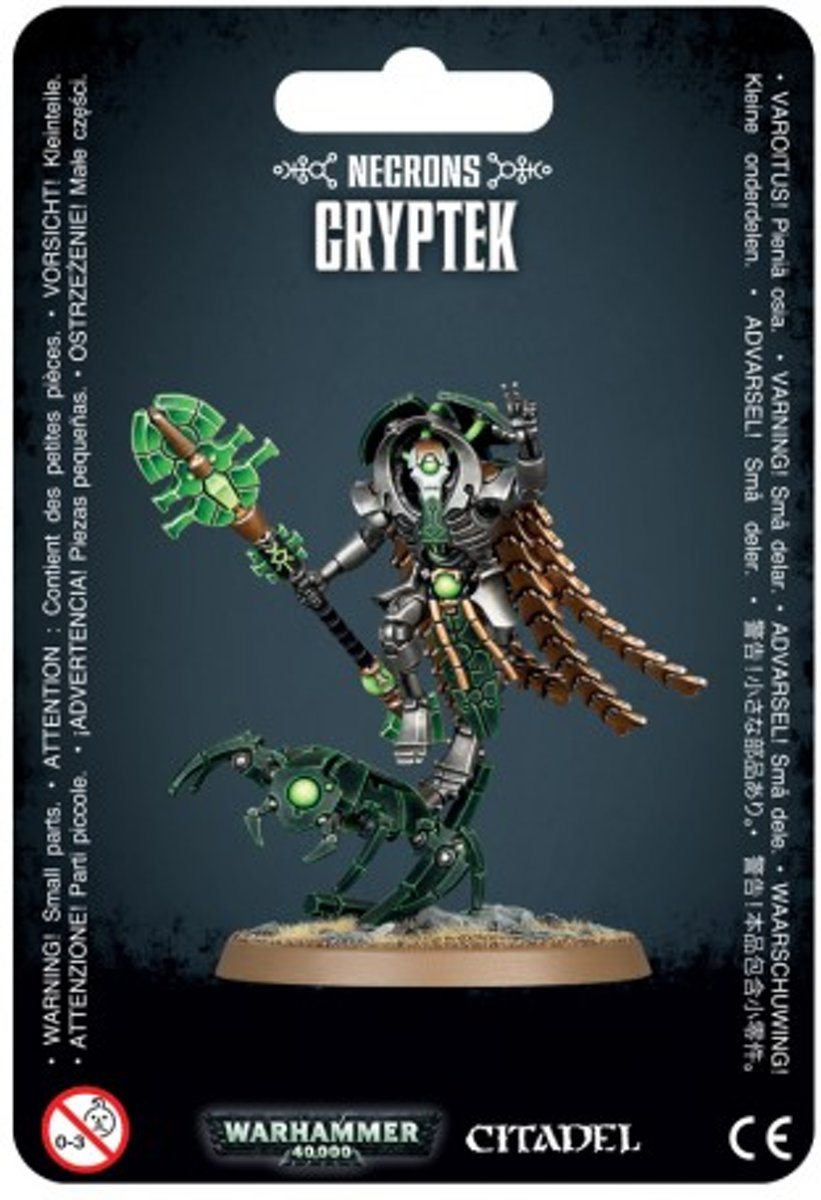 Warhammer 40.000 Necrons Cryptec, with Canoptek Cloak