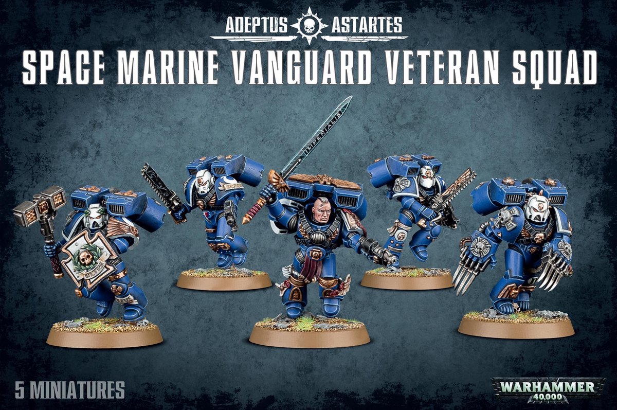 Warhammer 40.000: Space Marines Vanguard Veteran Squad