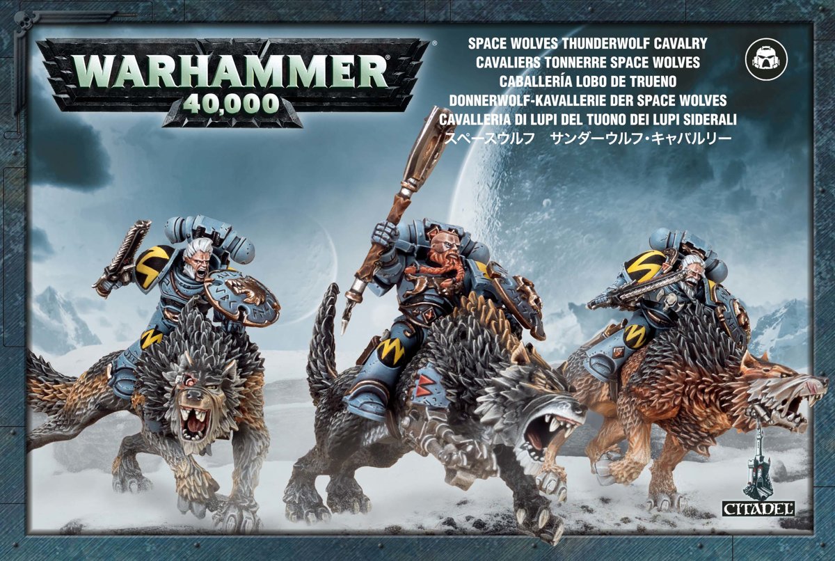 Warhammer 40.000 Spaces Wolves Thunderwolf Cavalry