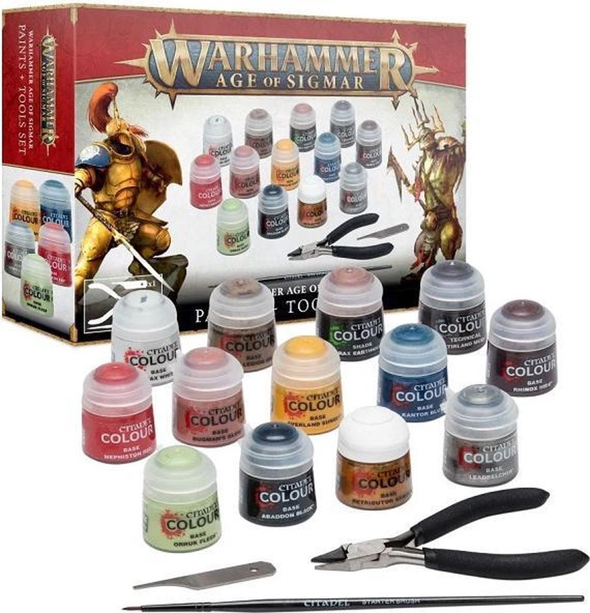 Warhammer Age Of Sigmar - Paint + Tools Set - 80-17