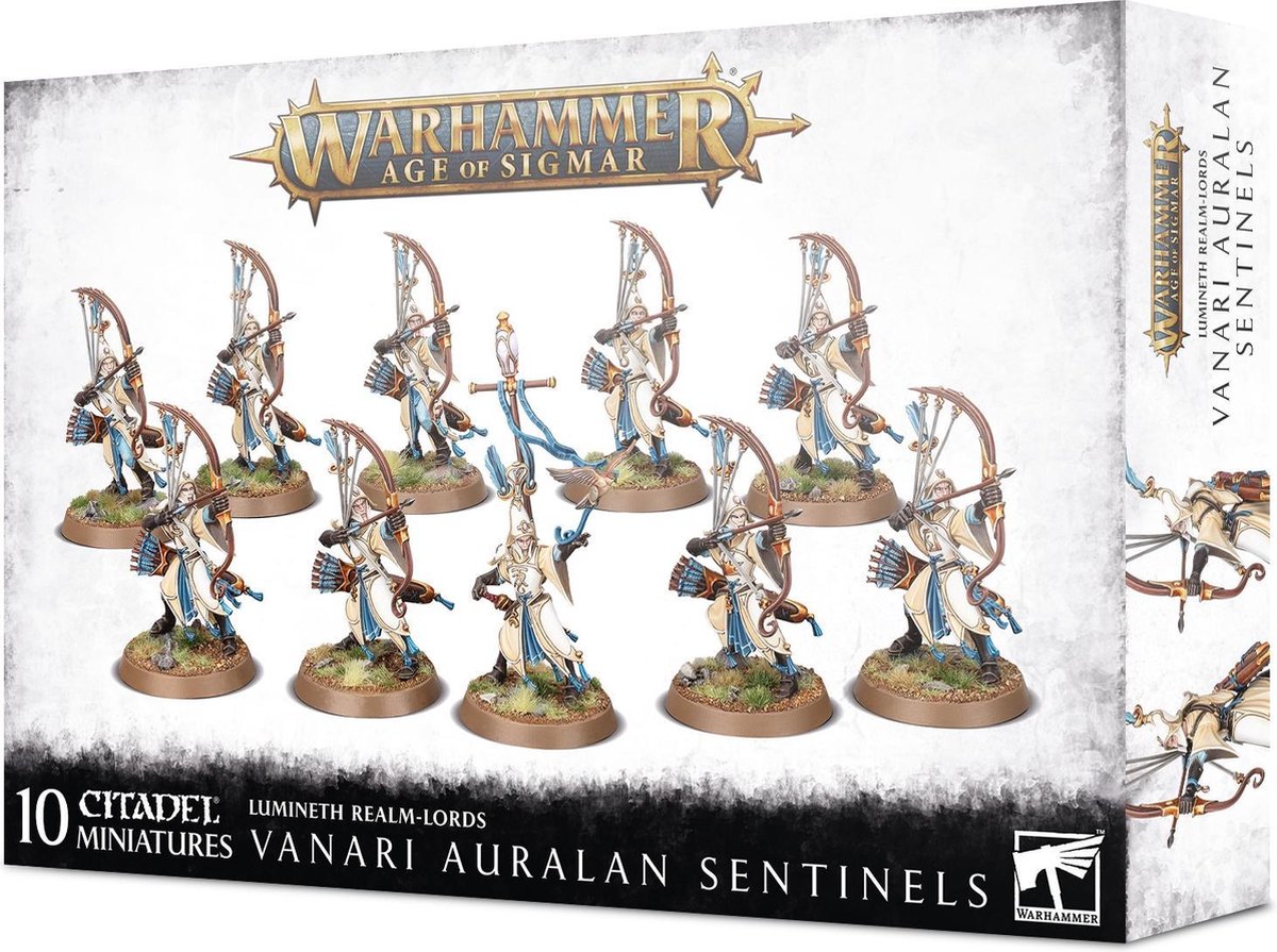 Warhammer Age of Sigmar - Lumineth Realm-Lords Vanari Auralan Sentinels