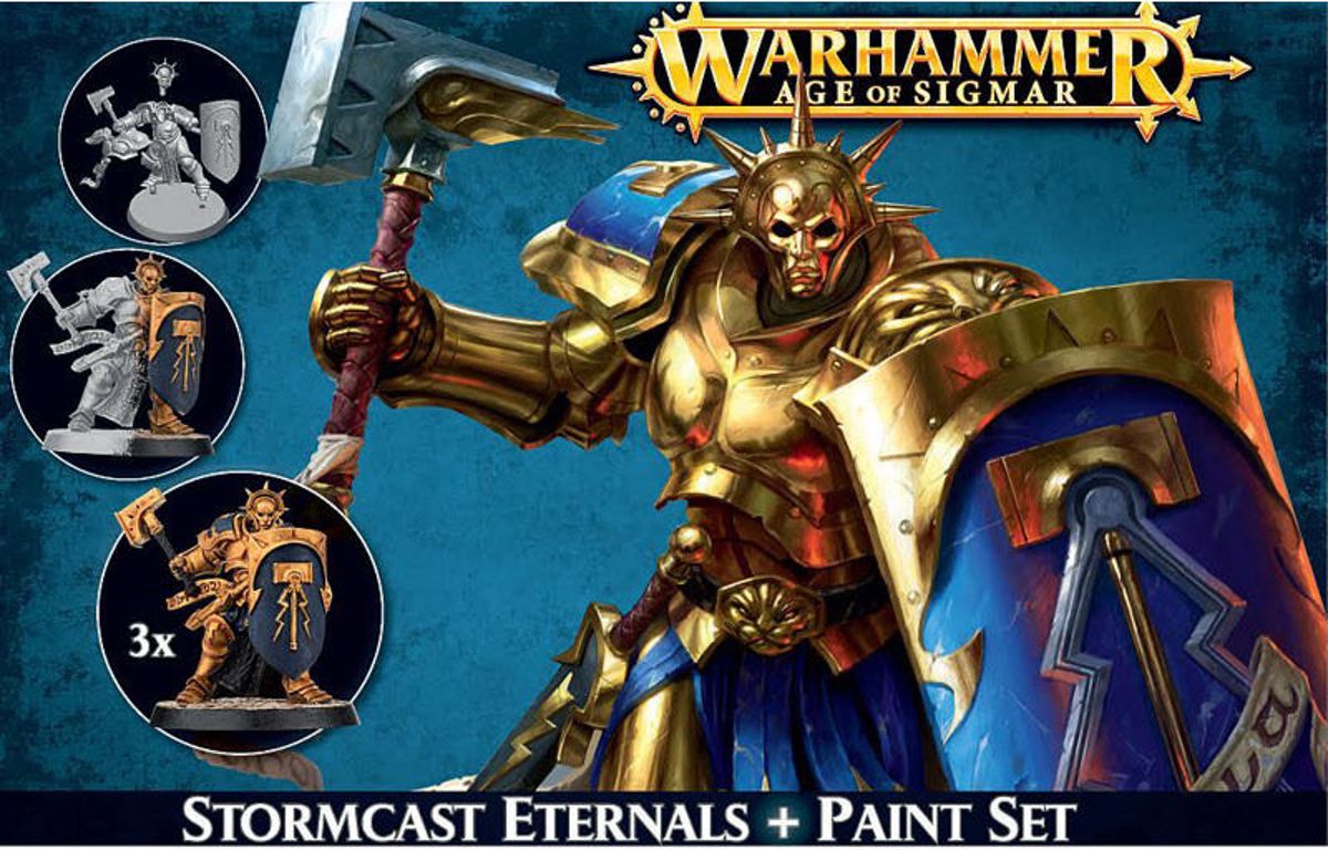 Warhammer Age of Sigmar - Stormcast Eternals + Paint set