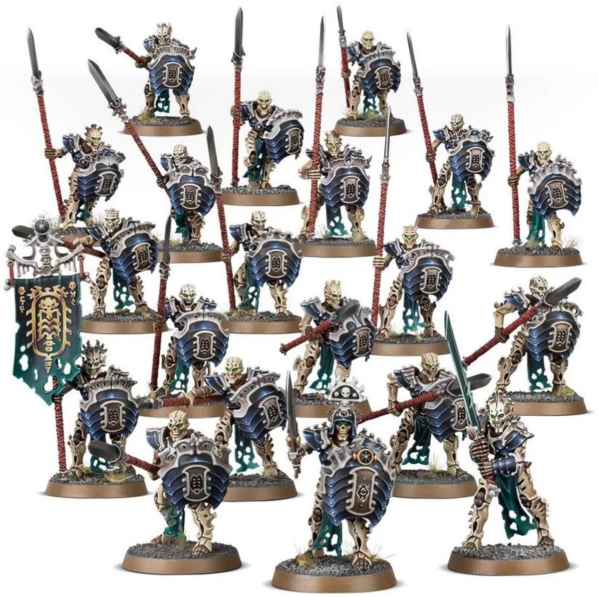 Warhammer Age of Sigmar Ossiarch Bonereapers Mortek Guard