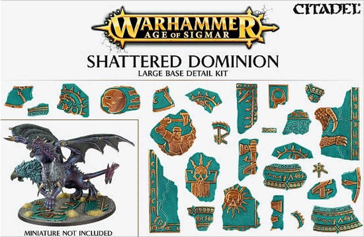 Warhammer Age of Sigmar Shattered Dominion Large Base Detail Kit