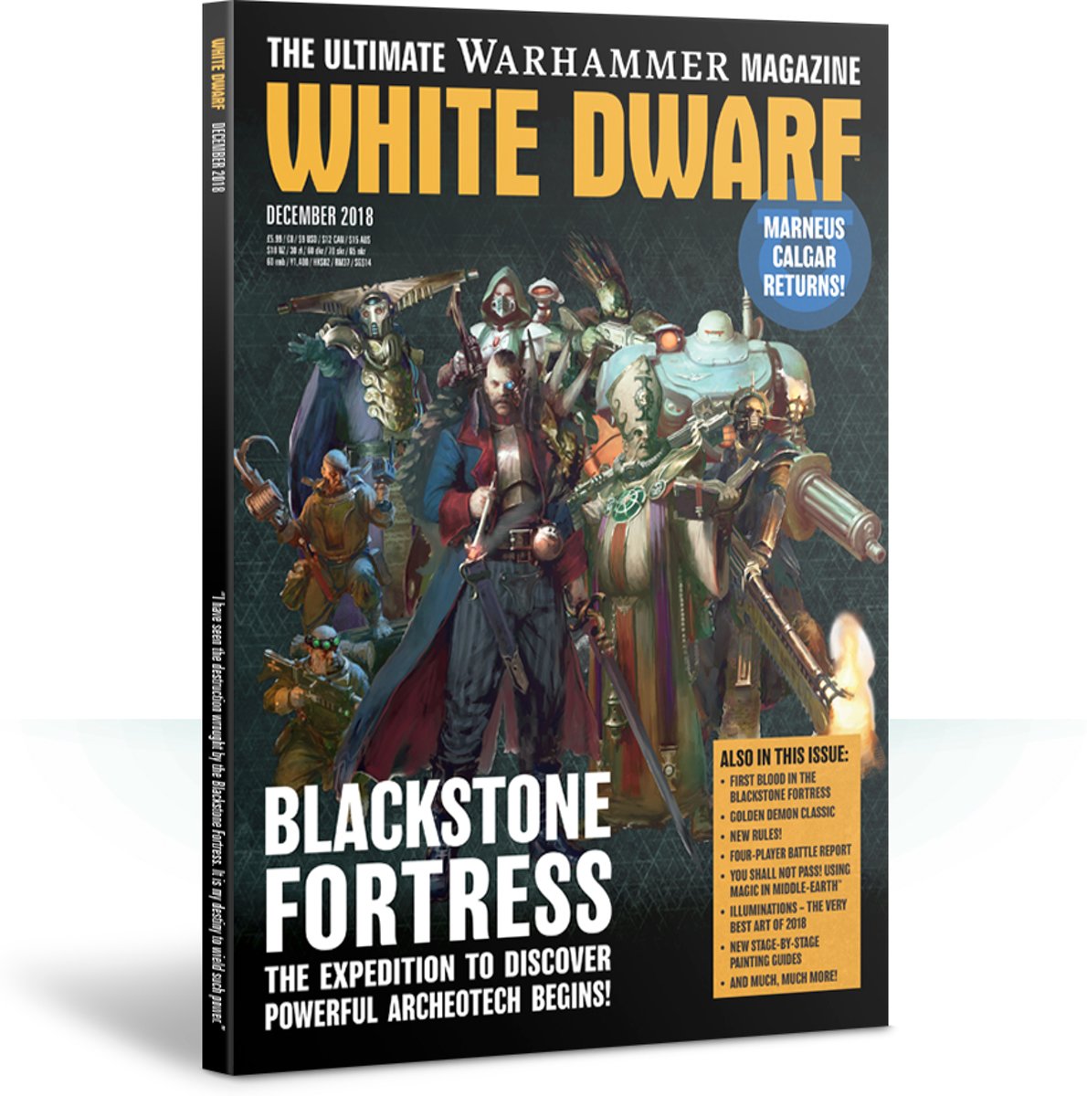 Warhammer Magazine White Dwarf December 2018