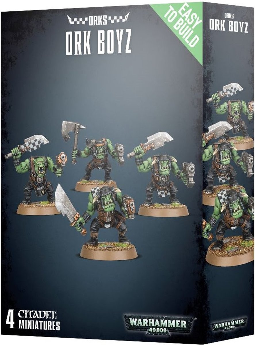 Warhammer: Orks - Ork Boyz Easy To Build