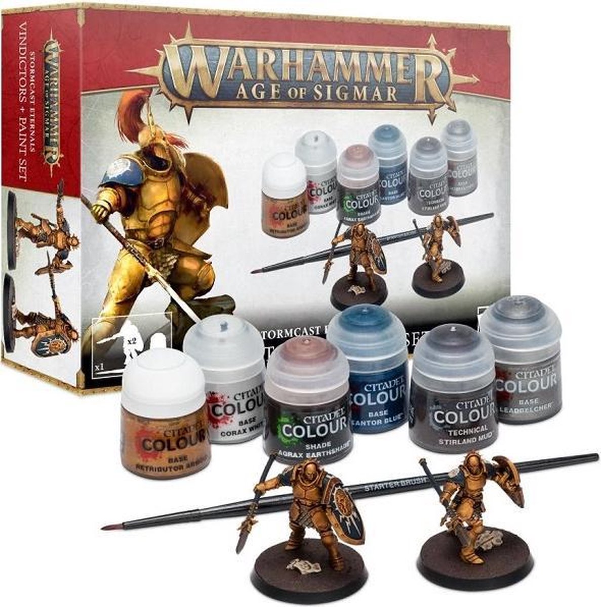 Warhammer Stormcast Eternals Vindictors + Paints Set - 60-10