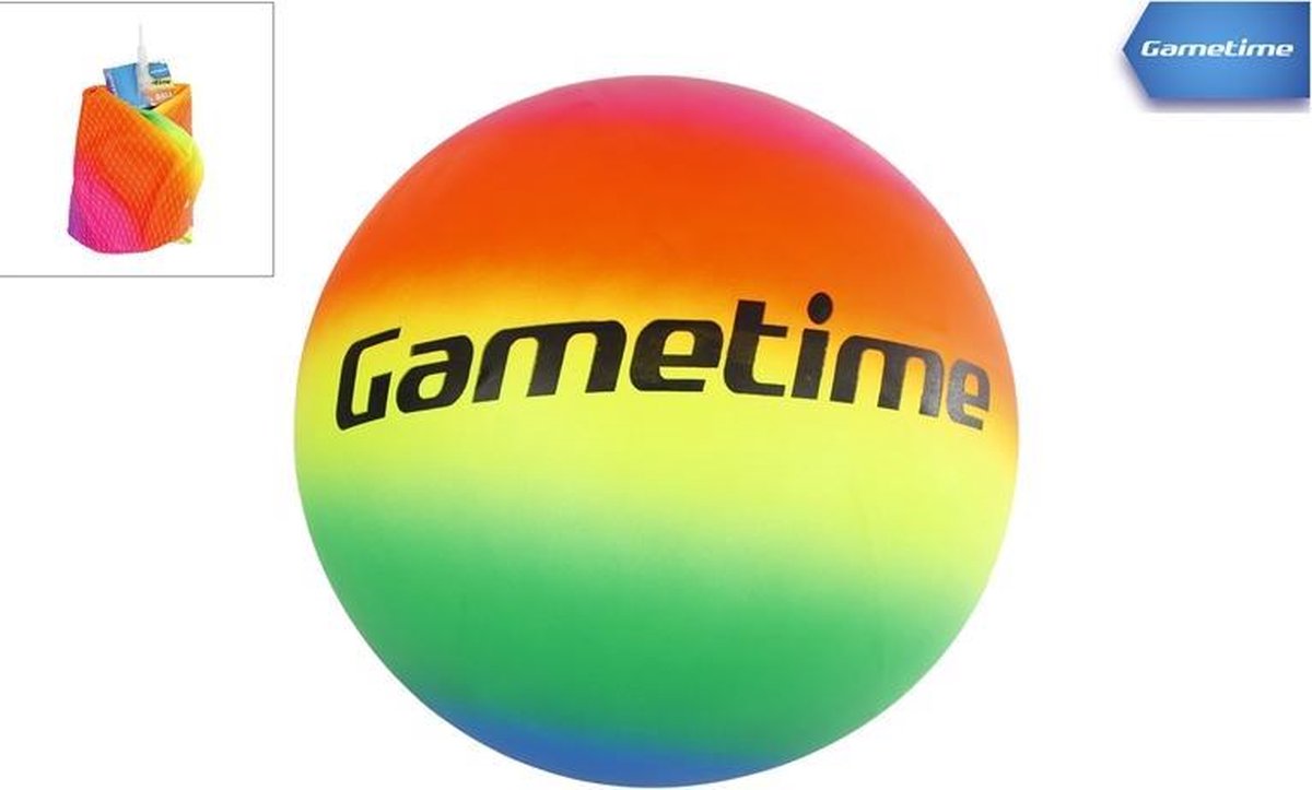 Gametime Stuiterbal Regenboog Junior 45 Cm