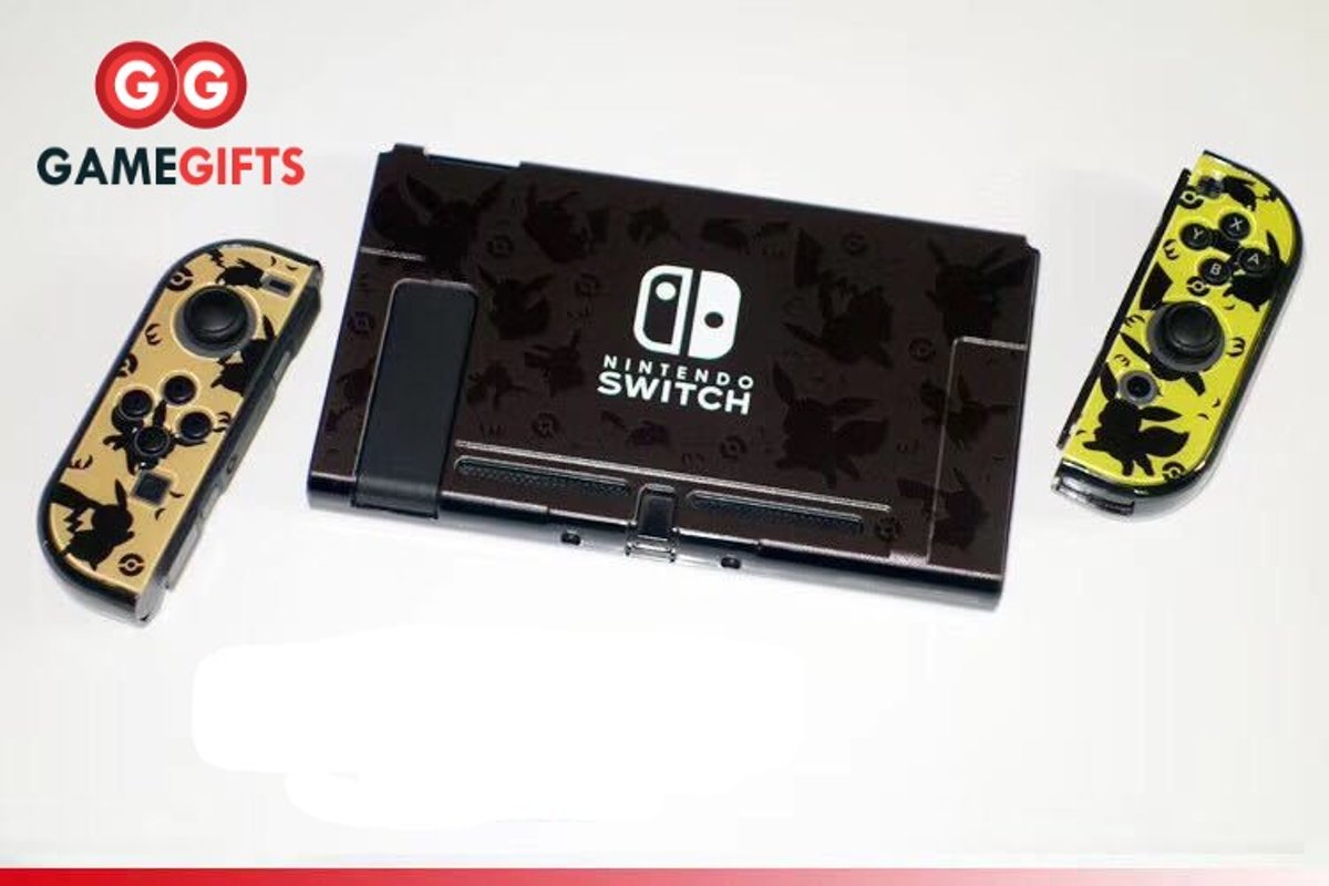 Hard back cover Nintendo Switch Black pikachu