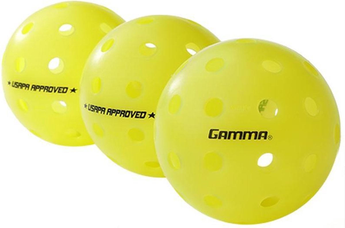 Gamma Pickleball Photon Outdoor Ball (3-pack)