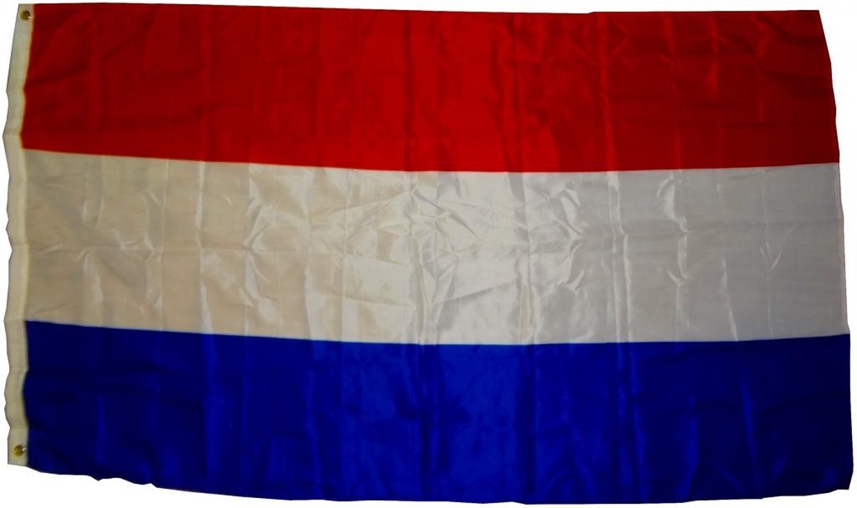 XXL Flag Holland / Nederland 250 x 150 cm vlag met 3 oogjes 100 g / m² stofgewicht