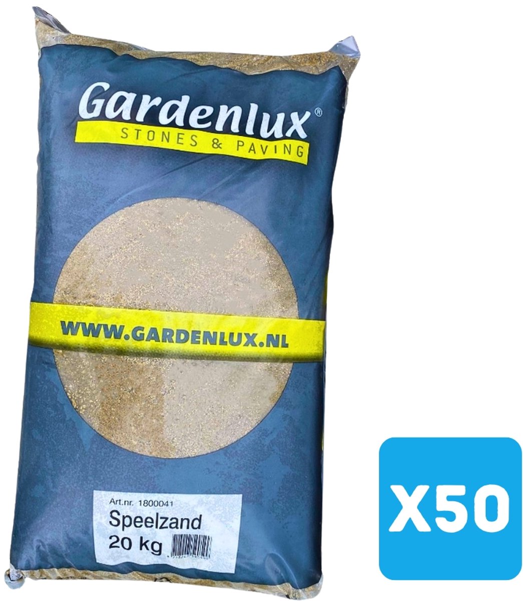   Speelzand -  bakzand voor Kinderen - Gecertificeerd - Voordeelverpakking 50 x 20 kg