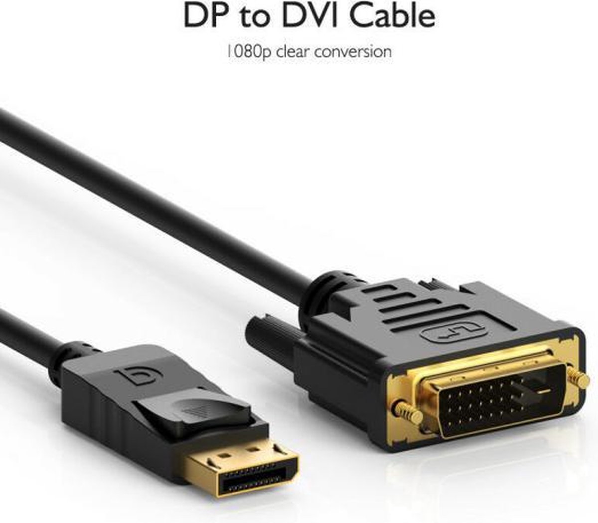 Garpex® DisplayPort naar DVI Kabel 1.8meter Zwart