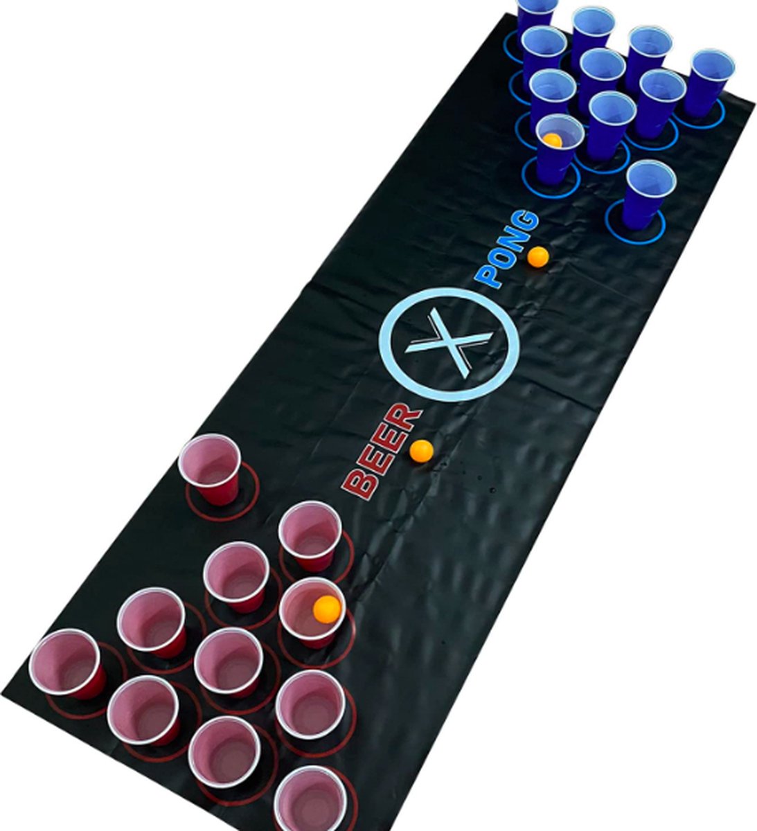 Beerpong Tafel - Beerpong Mat - Opvouwbaar  Beerpong Spel