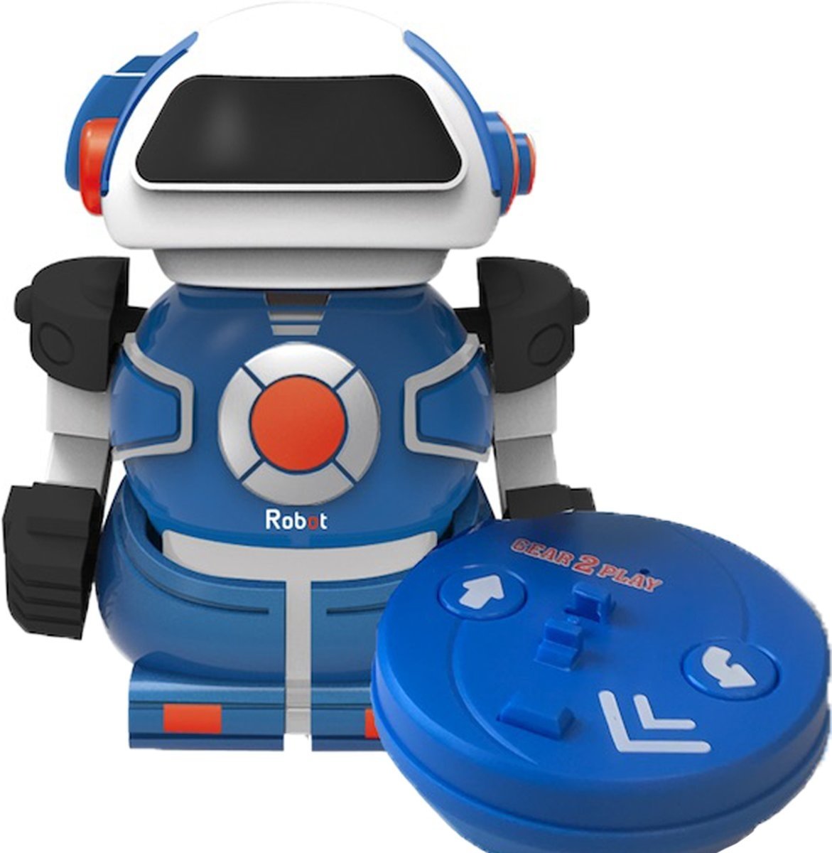 Gear2play Rc Robot Mini Bot Speelfiguur 10 Cm Blauw In Blik