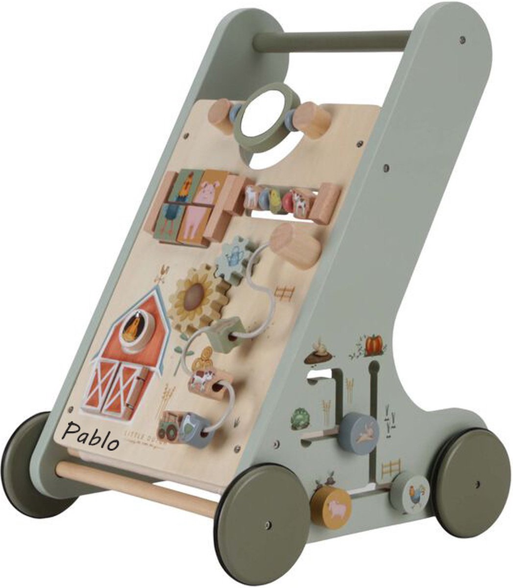 Little Dutch babywalker Little Farm met naam