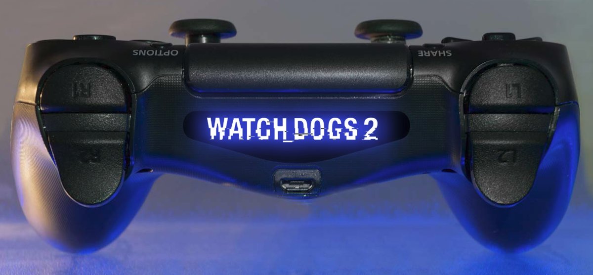 Watch Dogs 2 – PlayStation 4 Light bar sticker – PS4 controller lightbar skin