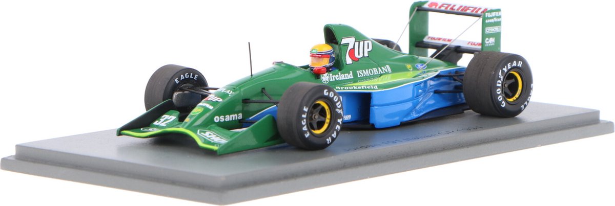 Jordan 191 Ford Cosworth - Modelauto schaal 1:43