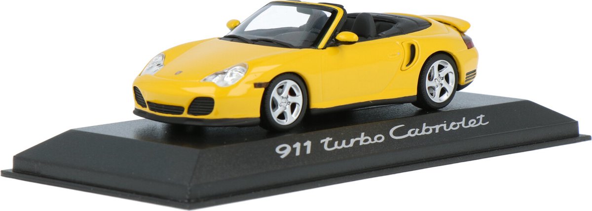 Porsche 911 Turbo Cabriolet - Modelauto schaal 1:43