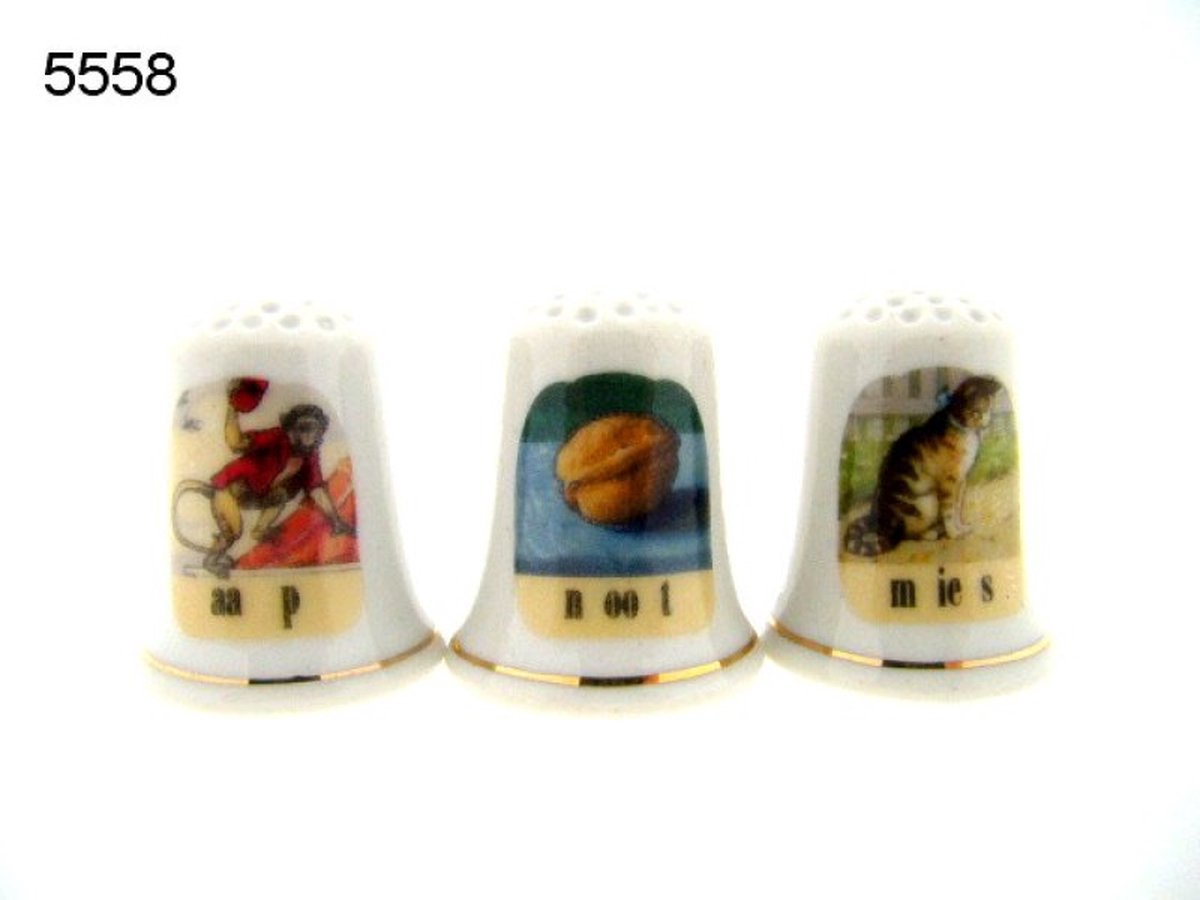  jes aap, noot, Mies, set van 3