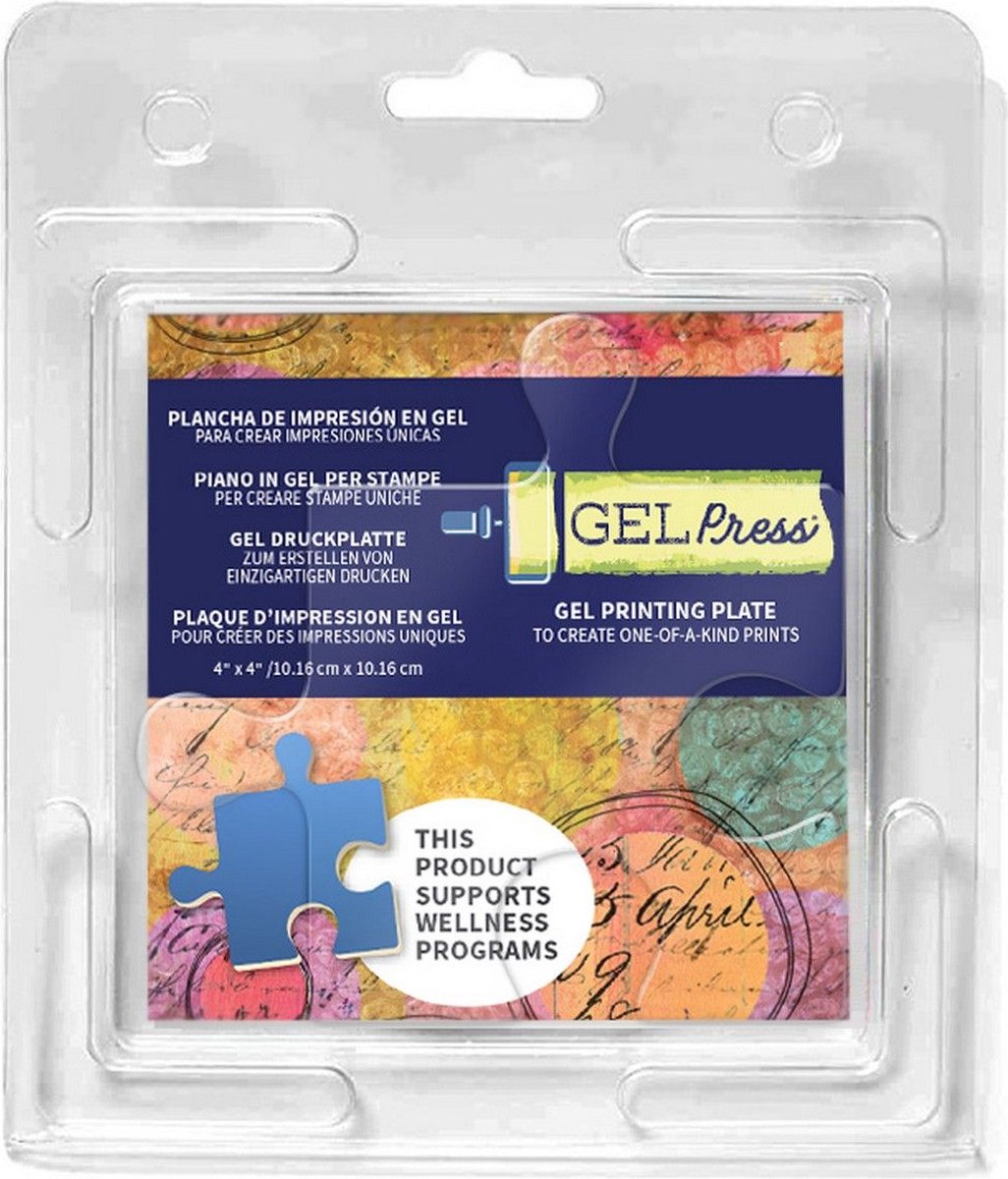 Gel Press Special puzzle piece plate