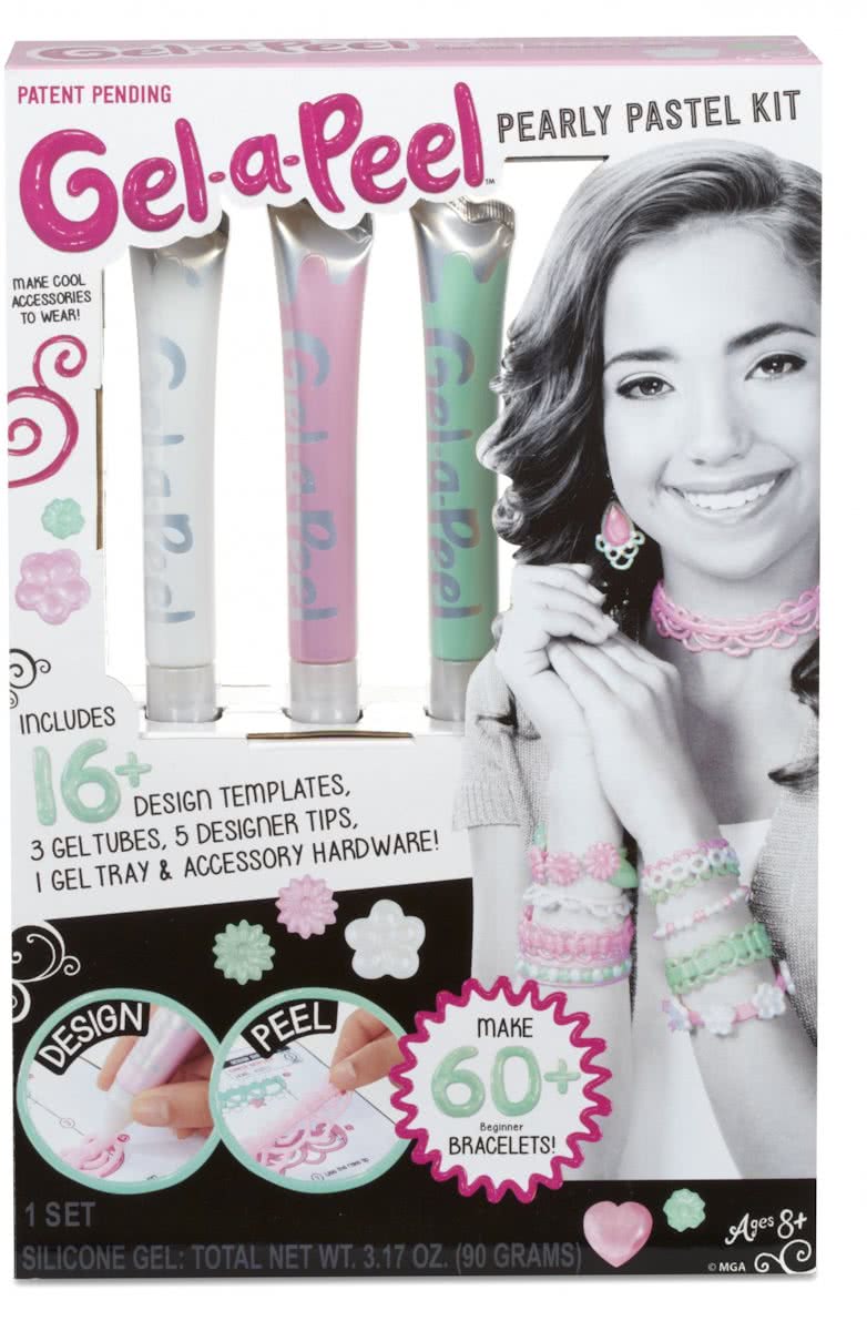 Gel-A-Peel Accessory 3-pack voor accessoires- parelmoer pastel