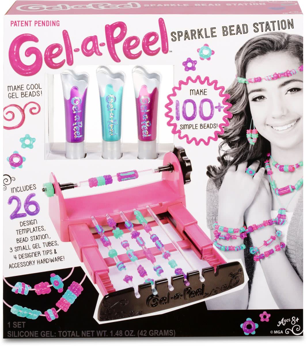 Gel-A-Peel Glitterkralen Ontwerpstation