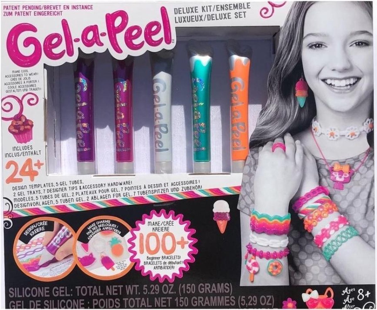 Gel-a-Peel - Deluxe Kit - 5-Pack - Ensemble - Vijf verschillende kleuren