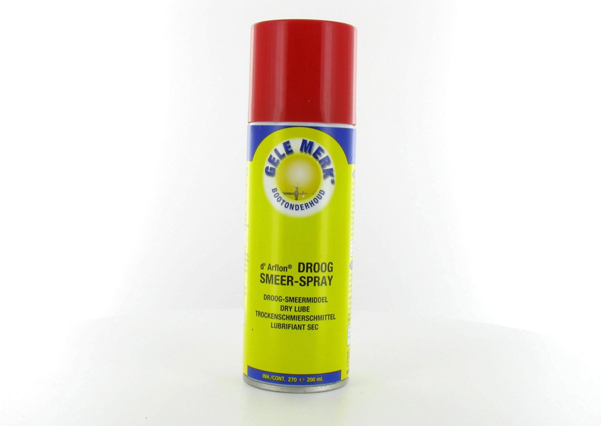 Gele Merk Droog Smeer Spray