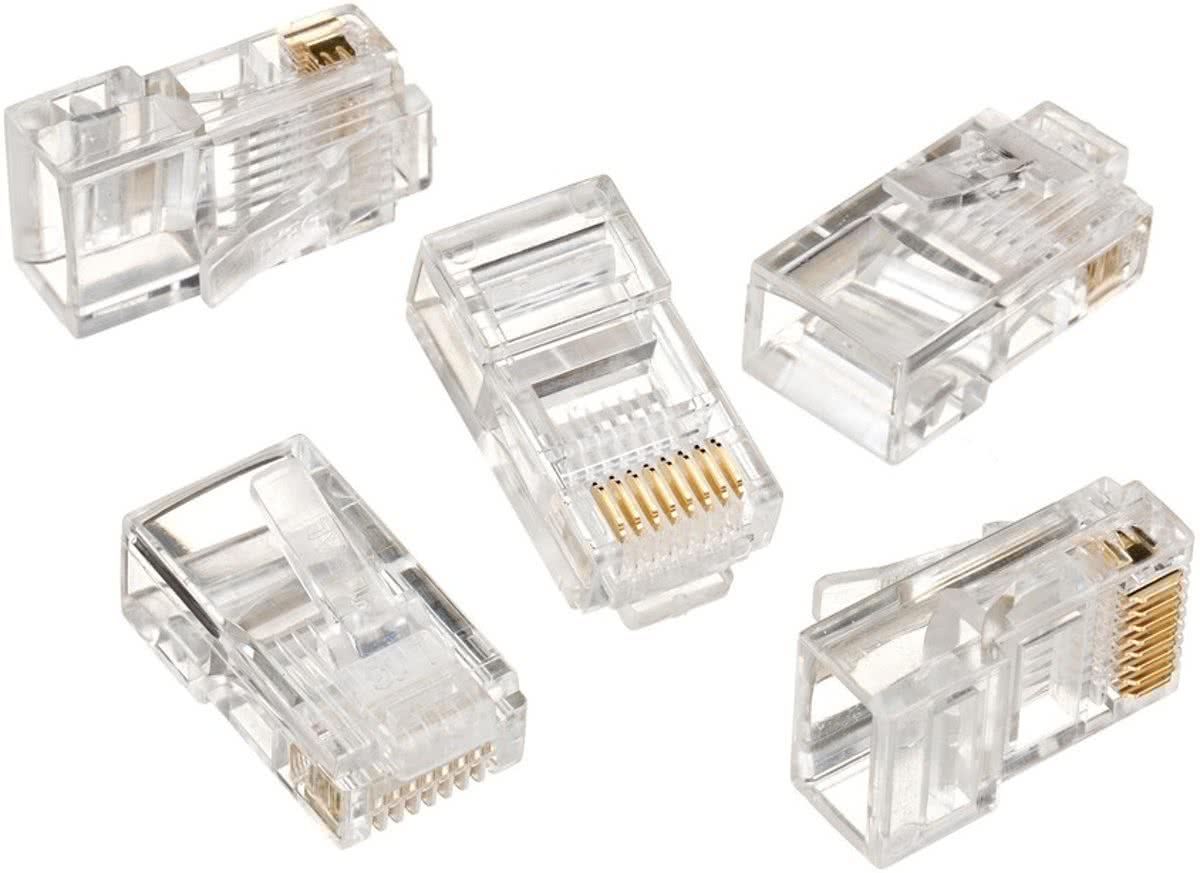 Gembird LC-8P8C-001 RJ45 Transparant kabel-connector