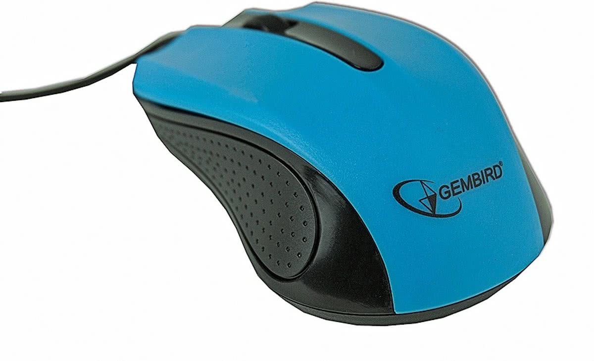 Gembird MUS-101-B - Muis, blauw/zwart