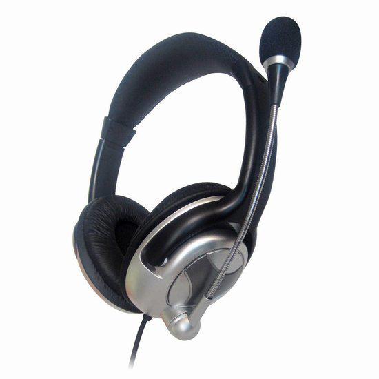 Gembird Stereo Headset, zwart/zilver