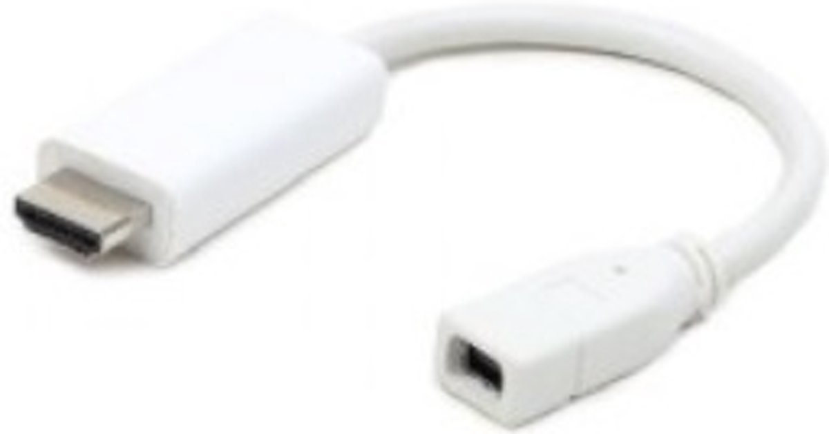 Mini DisplayPort naar HDMI adapterkabel, 10 cm