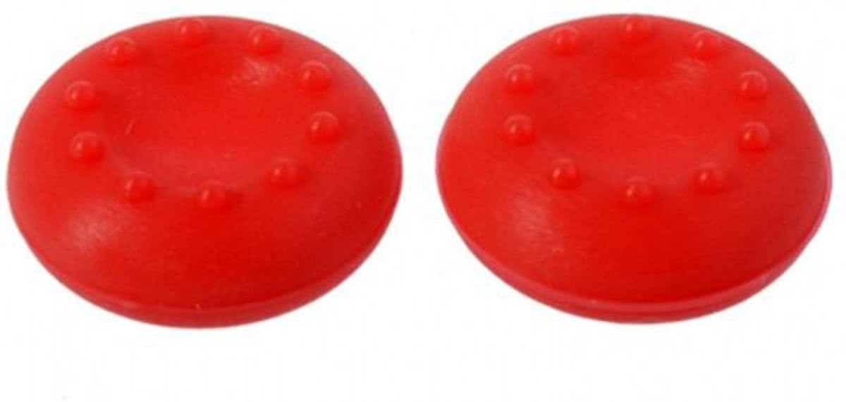 3x thumbstick controller grips (6 grips) - Controller caps (ROOD)