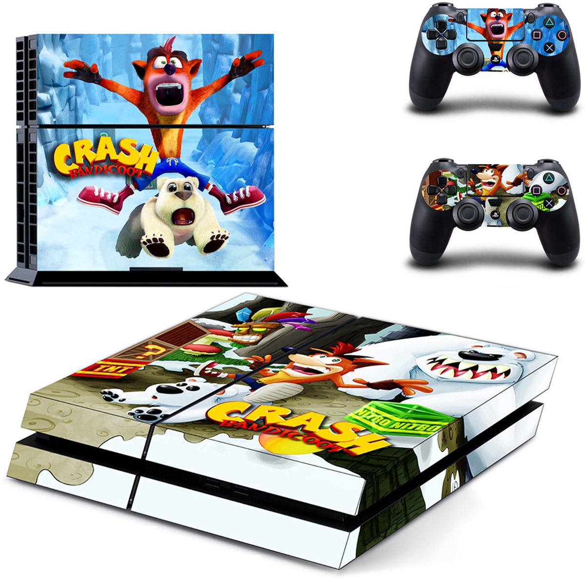 Crash Bandicoot - Playstation 4 Skin Sticker