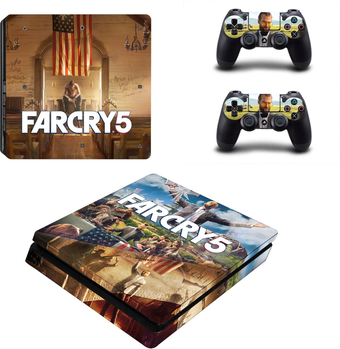 Far Cry 5 Skin Sticker - Playstation 4 Slim