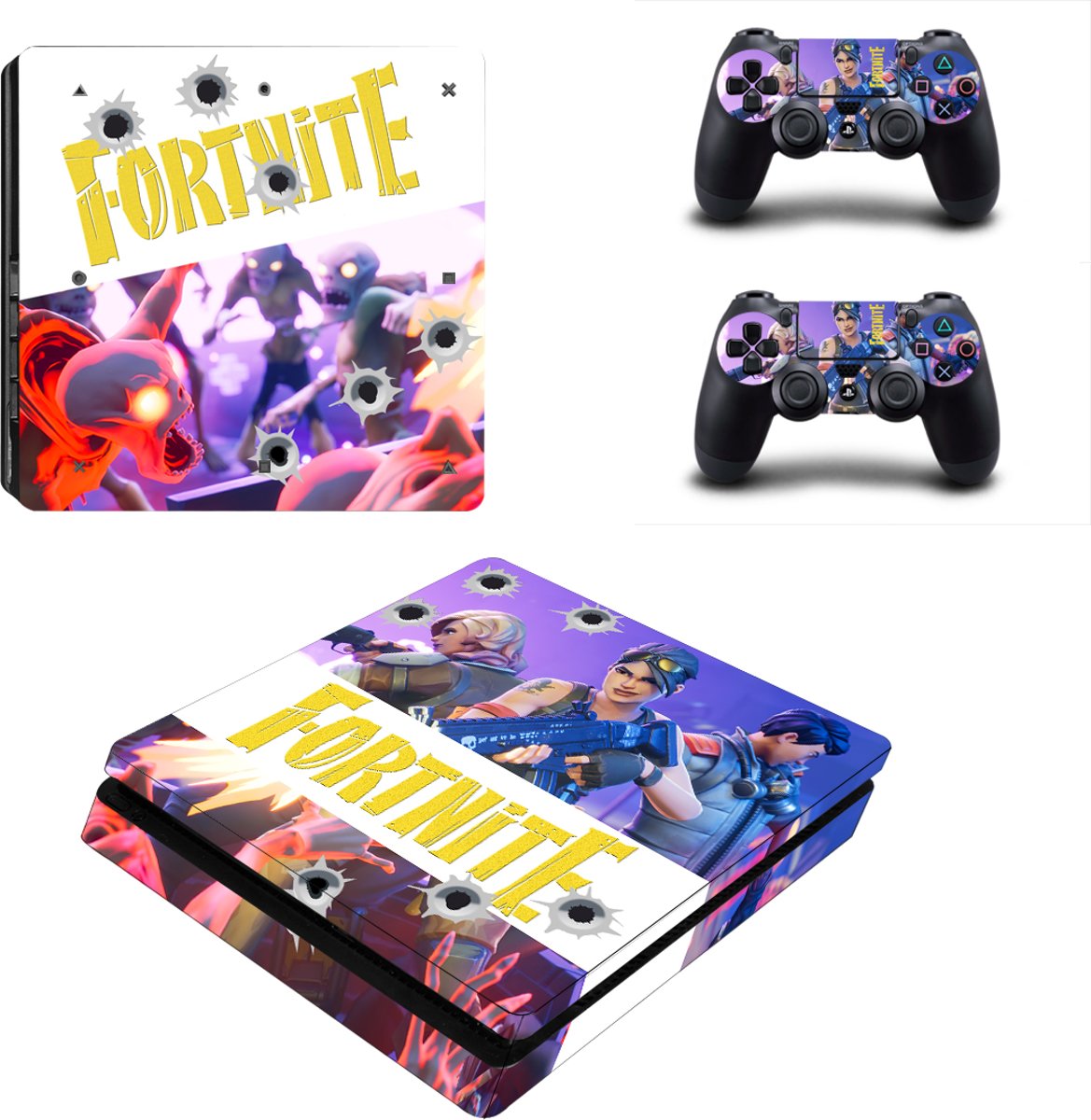 Fortnite Skin Sticker - Playstation 4 Slim