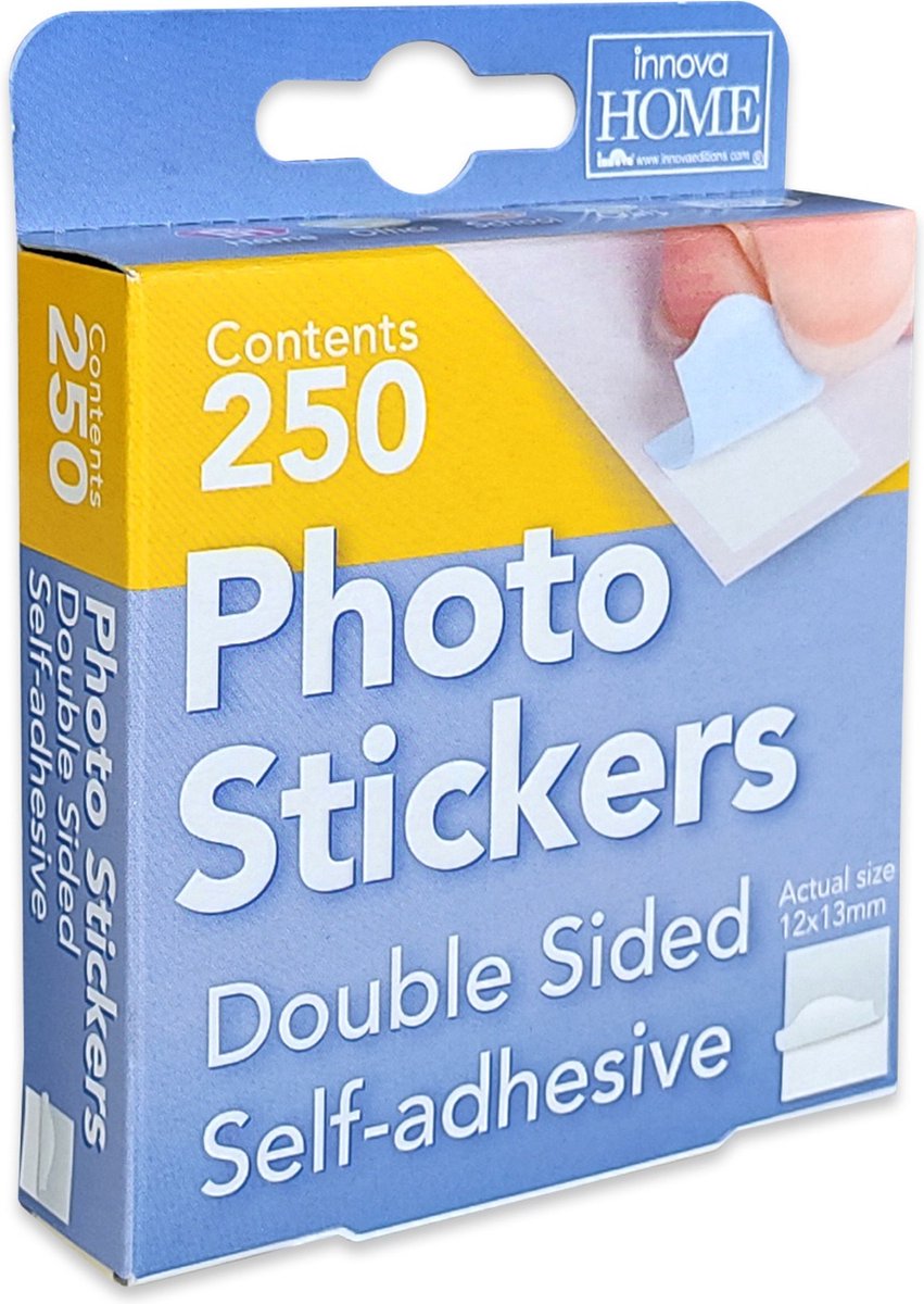 Generic Fotostickers Zelfklevend 10 Mm Transparant 250 Stuks