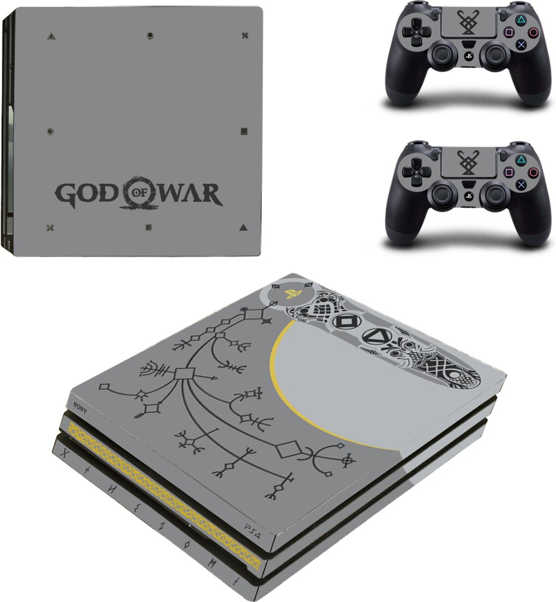 God of War Skin Sticker - Playstation 4 Pro