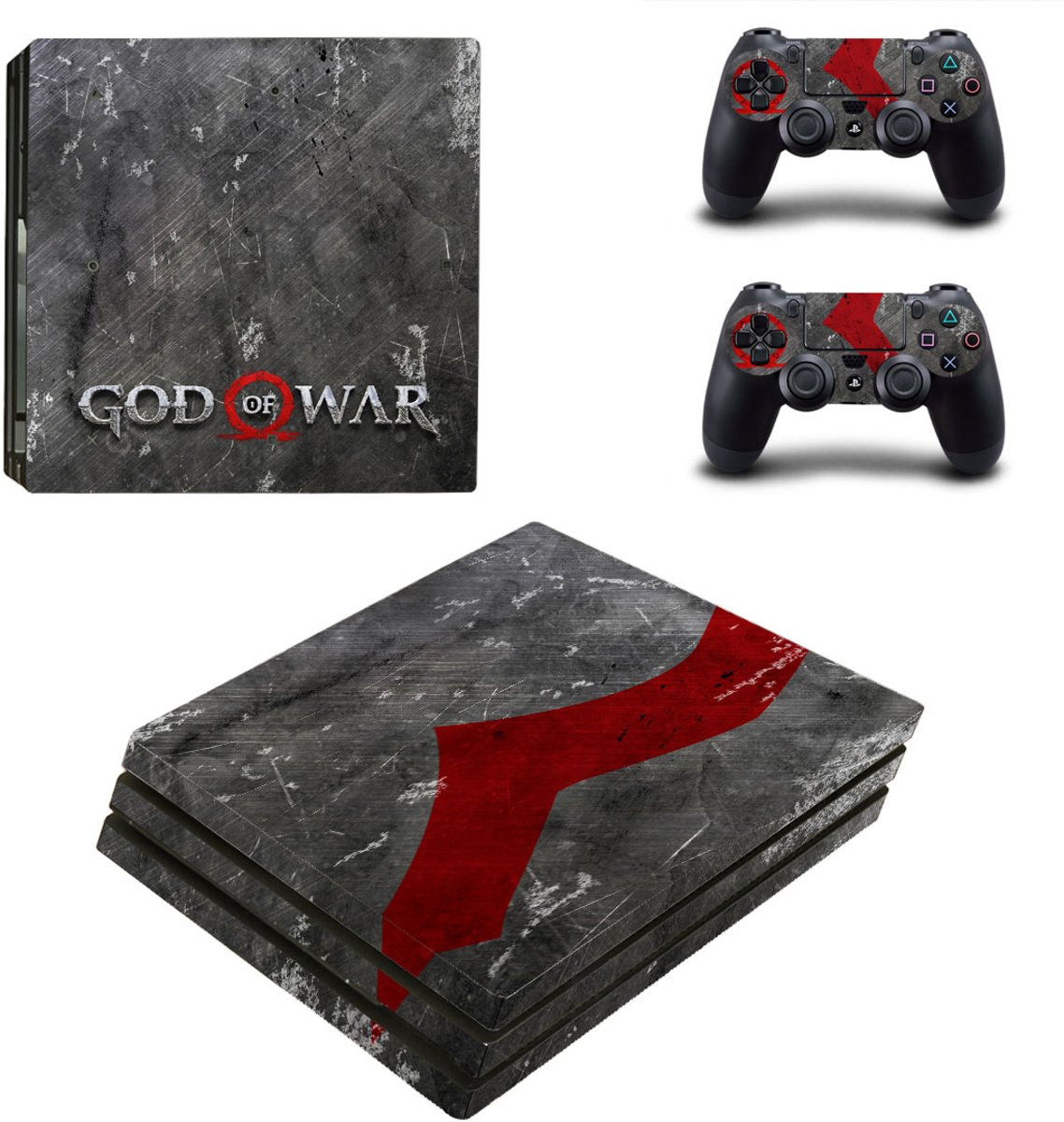 God of War Skin Sticker - Playstation 4 Pro